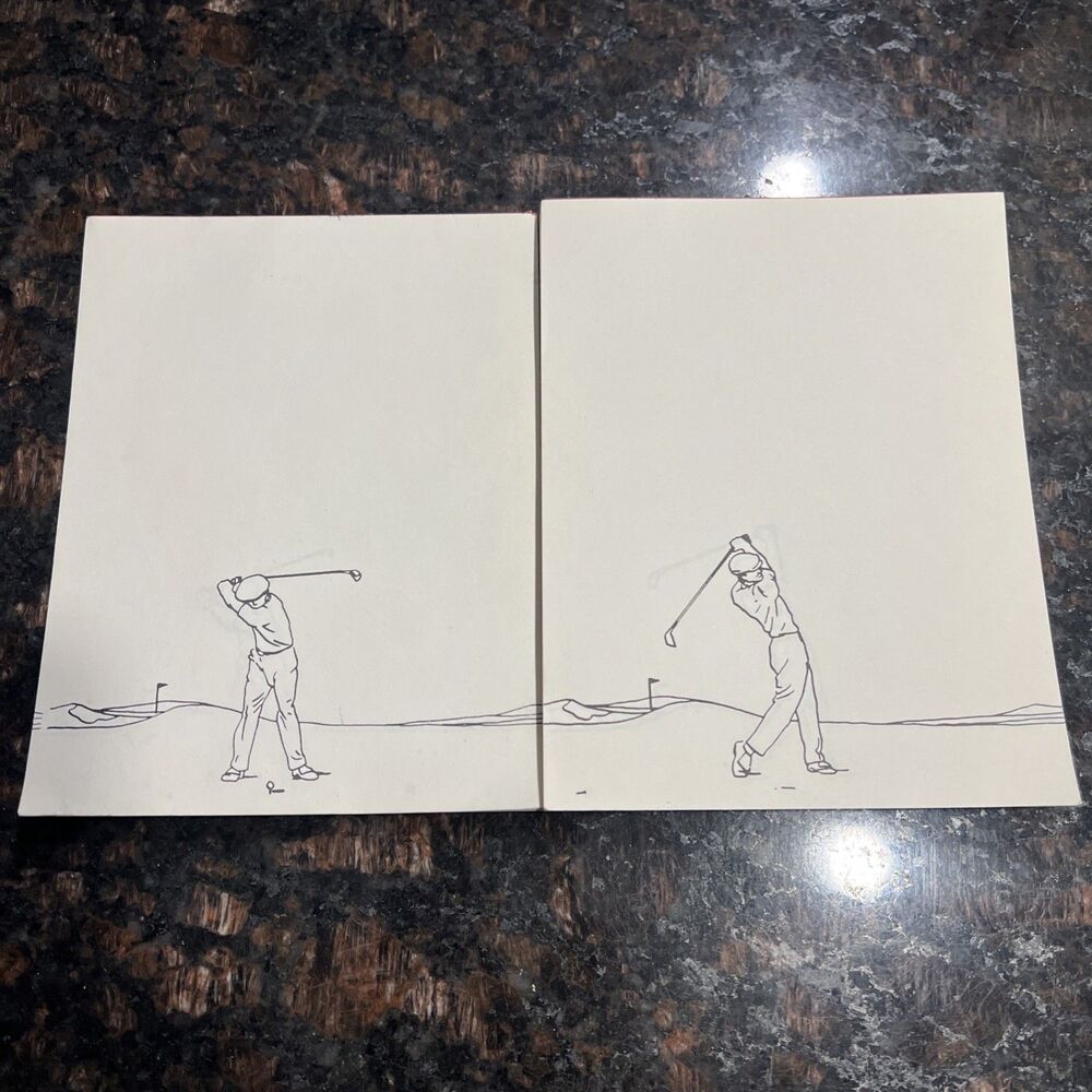 Vintage︱Golf Note Pad︱4 x 5.5"︱1988︱Golfing